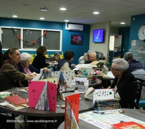 Atelier « pliage de livres » à l???EHPAD de Triaucourt