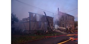 La mairie et 2 habitations détruites par un violent incendie