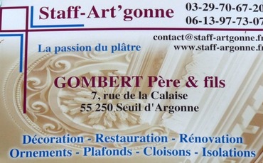 Staff-Art'gonne (Staff, plâtrerie, isolation)